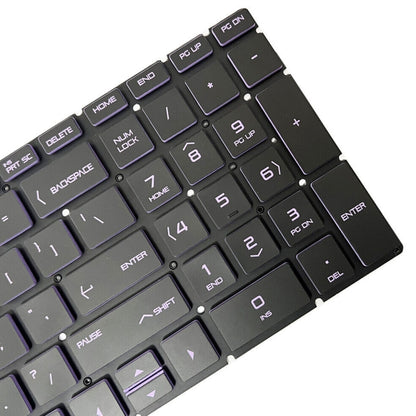 For HP Pavilion Gaming 15-DK US Version Laptop Backlight Keyboard(Purple) - HP Spare Parts by PMC Jewellery | Online Shopping South Africa | PMC Jewellery