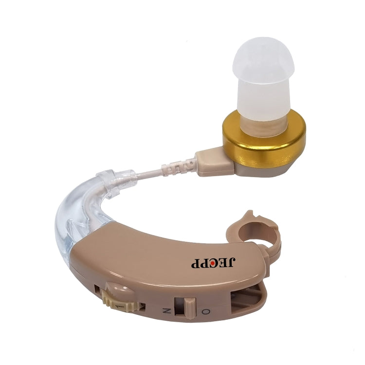 KAIXINWEI F-136 DC1.5V Earhook Hearing Aid Sound Amplifier(Khaki) - Hearing Aids by PMC Jewellery | Online Shopping South Africa | PMC Jewellery