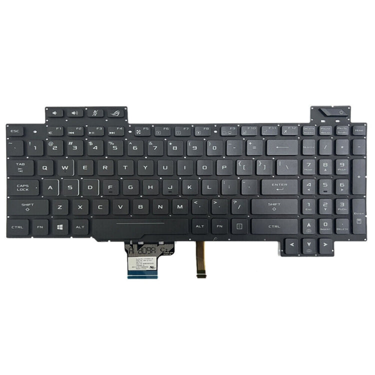 For ASUS GL504 GL504GV GL504G GL504GM US Version Backlight Laptop Keyboard(Black) - Asus Spare Parts by PMC TechLife | Online Shopping South Africa | PMC TechLife | Buy Now Pay Later Mobicred
