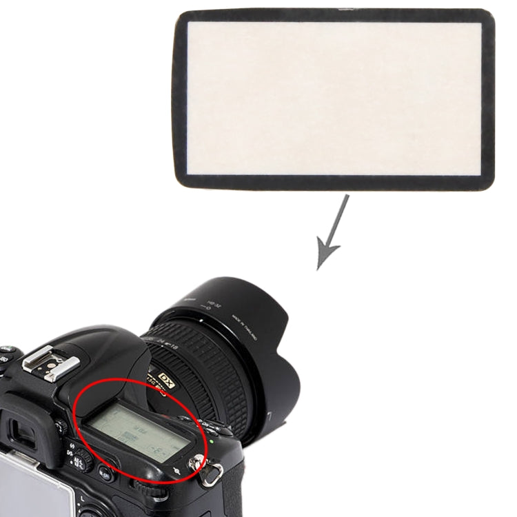 For Nikon D300 Top Cover Shoulder LCD Outer Lens - LCD Screen by PMC Jewellery | Online Shopping South Africa | PMC Jewellery