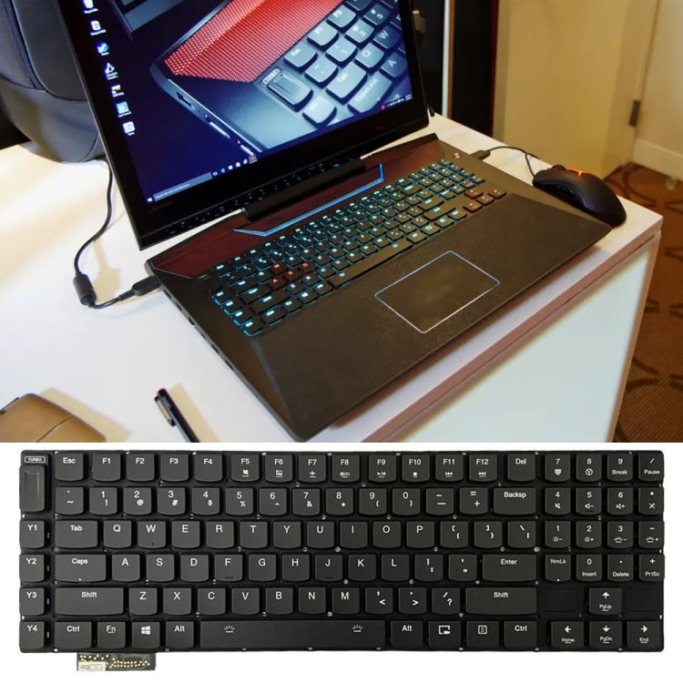 For Lenovo IdeaPad Y900-17ISK / 80Q1 US Version Backlight Laptop Keyboard - Lenovo Spare Parts by PMC TechLife | Online Shopping South Africa | PMC TechLife