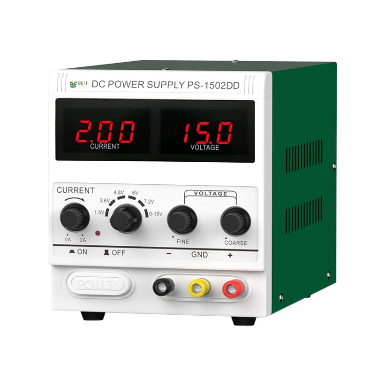 BEST 1502DD 15V / 2A Digital Display DC Regulated Power Supply, 110V US Plug - Power Supply by BEST | Online Shopping South Africa | PMC Jewellery