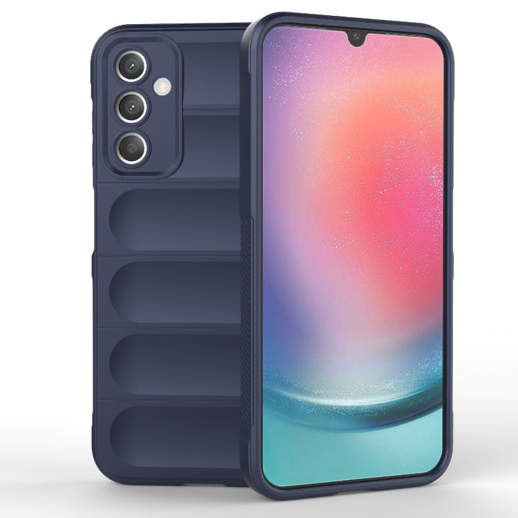 For Samsung Galaxy A25 5G Magic Shield TPU + Flannel Phone Case(Dark Blue) - free shipping - PMC TechLife - Order now!