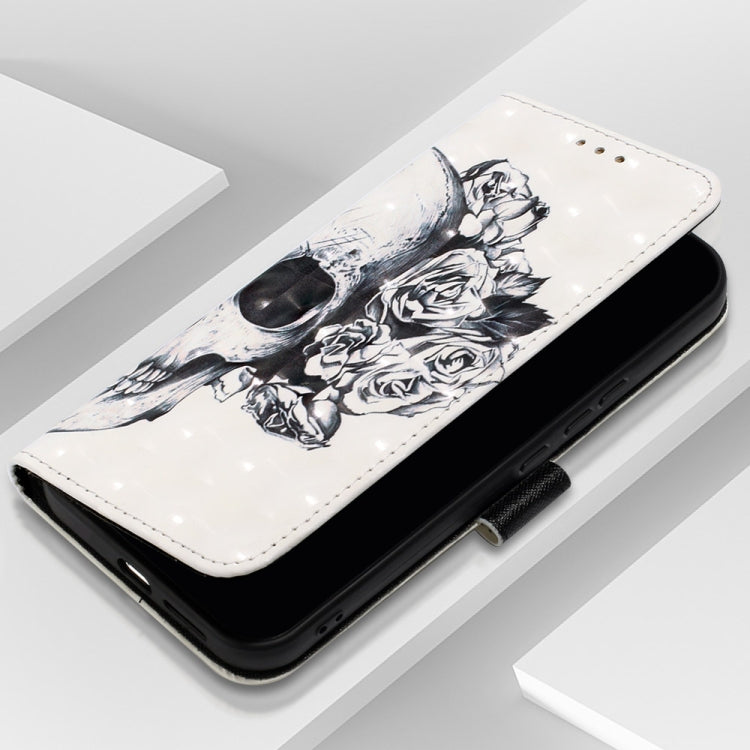 For Samsung Galaxy S24+ 5G 3D Painting Horizontal Flip Leather Phone Case(Skull) - free shipping - PMC TechLife - Order now!
