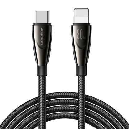 JOYROOM SA31-CL3 30W USB-C/Type-C to 8 Pin Fast Charge Data Cable, Length: 1.2m(Black) - 2 in 1 Cable by JOYROOM | Online Shopping South Africa | PMC Jewellery