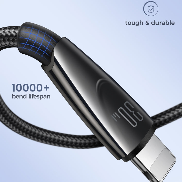 JOYROOM SA31-CL3 30W USB-C/Type-C to 8 Pin Fast Charge Data Cable, Length: 1.2m(Black) - 2 in 1 Cable by JOYROOM | Online Shopping South Africa | PMC Jewellery