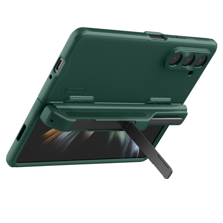 For Samsung Galaxy Z Fold5 NILLKIN Frosted Fold PC + TPU Phone Case with Pen Slot(Green) - Galaxy Z Fold5 Cases by NILLKIN | Online Shopping South Africa | PMC Jewellery | Buy Now Pay Later Mobicred