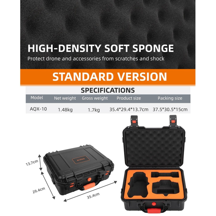 For DJI Air 3 Sunnylife Safety Carrying Case Large Capacity Waterproof Shock-proof Hard Travel Case Standard Version - Carry Cases & Bags by Sunnylife | Online Shopping South Africa | PMC Jewellery | Buy Now Pay Later Mobicred