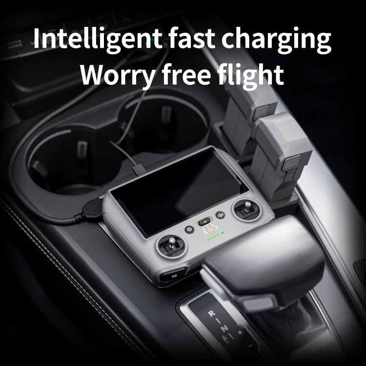 For Mini 3 / Mini 3 Pro STARTRC 2 in 1 Battery Charging Car Charger(Silver) - Charger by STARTRC | Online Shopping South Africa | PMC Jewellery