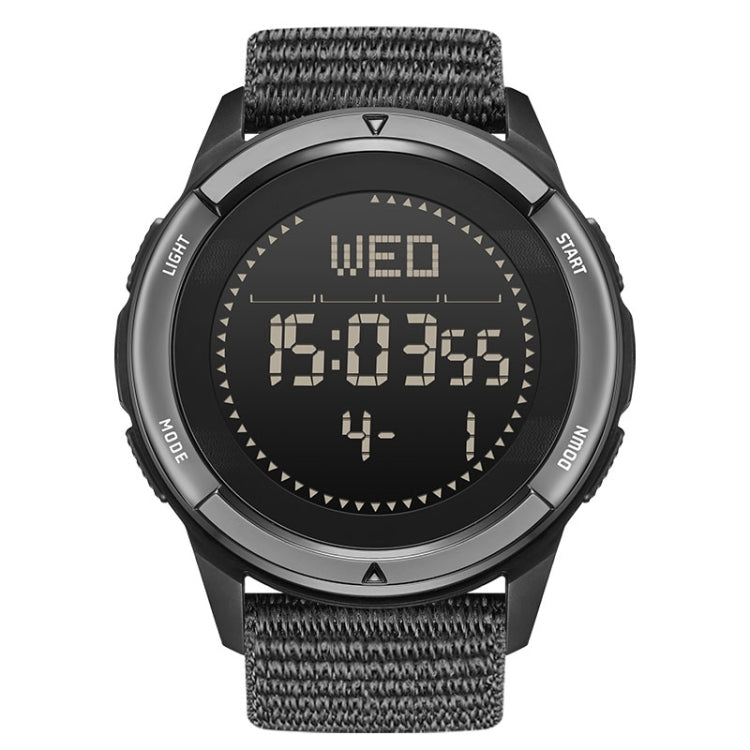 NORTH EDGE ALPS Outdoor Waterproof Men Carbon Fiber Digital Nylon Strap Smart Sports Watch(Black) - Sport Watches by NORTH EDGE | Online Shopping South Africa | PMC Jewellery | Buy Now Pay Later Mobicred