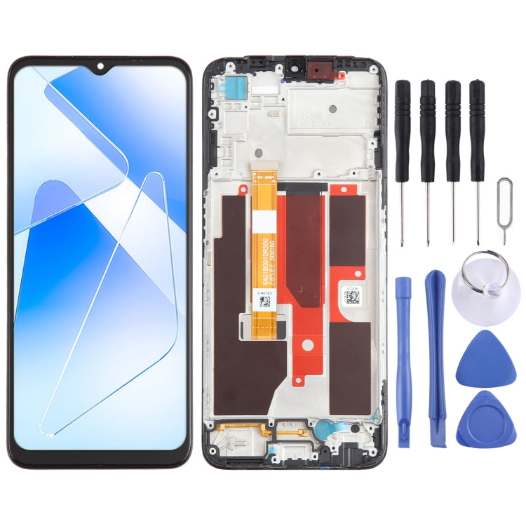 For OPPO A55 5G OEM LCD Screen Digitizer Full Assembly with Frame - LCD Screen by PMC Jewellery | Online Shopping South Africa | PMC Jewellery