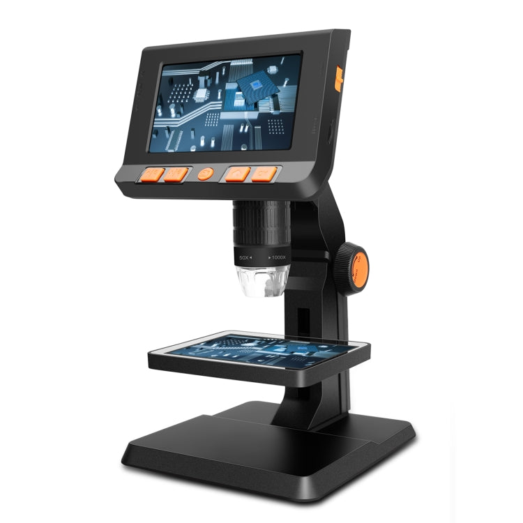 P110 50X-1000X Desktop Electronic Digital Microscope with 4.3 inch Screen - free shipping - PMC TechLife - Order now!