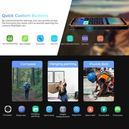 [HK Warehouse] HOTWAV CYBER 13 Pro, 12GB+256GB, IP68/IP69K Rugged Phone, 10800mAh, 6.6 inch Android 13 UNISOC T619 Octa Core, Network: 4G, NFC, OTG(Orange) - Other by HOTWAV | Online Shopping South Africa | PMC Jewellery
