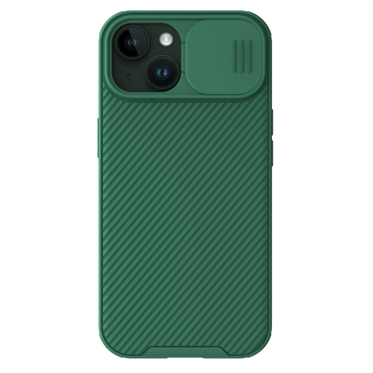 For iPhone 15 NILLKIN CamShield Pro Magnetic Magsafe Phone Case(Green) - iPhone 15 Cases by NILLKIN | Online Shopping South Africa | PMC Jewellery