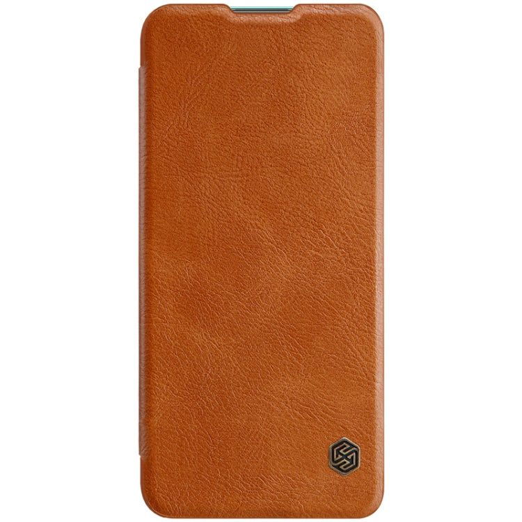 For Huawei Honor 30S NILLKIN QIN Series Crazy Horse Texture Horizontal Flip Leather Case with Card Slot(Brown) - Honor Cases by NILLKIN | Online Shopping South Africa | PMC Jewellery