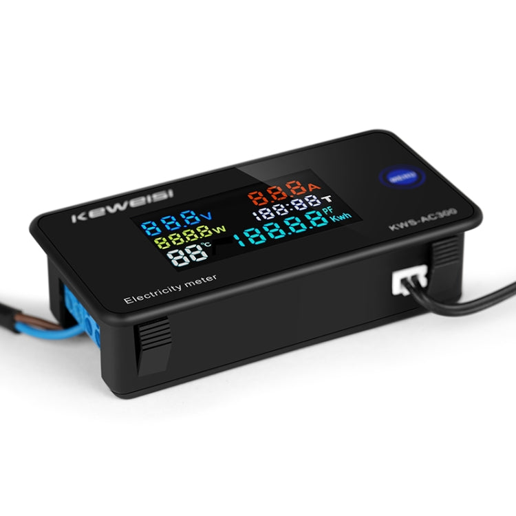 KWS-AC300-20A 50-300V AC Digital Current Voltmeter(Black) - free shipping - PMC TechLife - Order now!