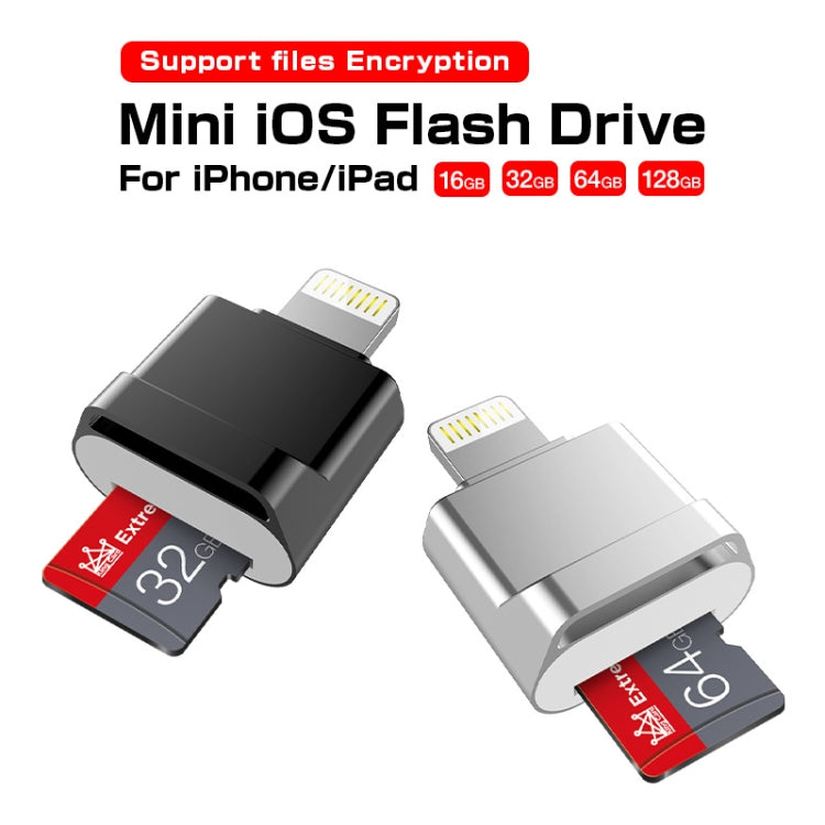 MicroDrive 8pin To TF Card Adapter Mini iPhone & iPad TF Card Reader (Silver) -  by MICRODRIVE | Online Shopping South Africa | PMC TechLife | Buy Now Pay Later Mobicred
