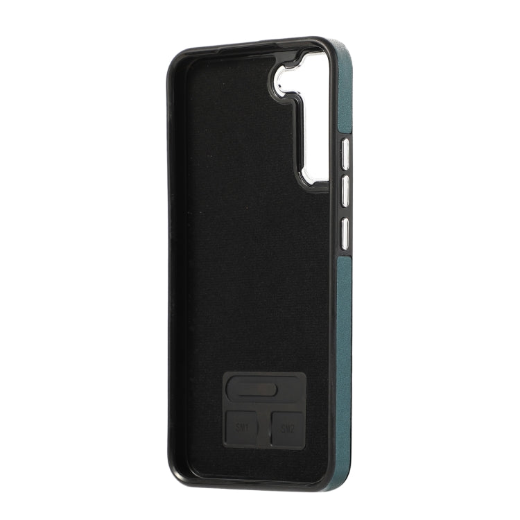 For Samsung Galaxy S23 5G Side Leather Magsafe Phone Case(Green) - Galaxy S23 5G Cases by PMC TechLife | Online Shopping South Africa | PMC TechLife
