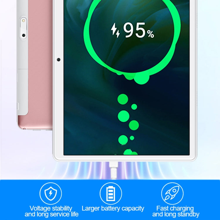 BDF S10 3G Phone Call Tablet PC 10.1 inch, 2GB+32GB, Android 9.0 MTK6735 Octa Core, Support Dual SIM, EU Plug(Pink) - BDF by BDF | Online Shopping South Africa | PMC Jewellery