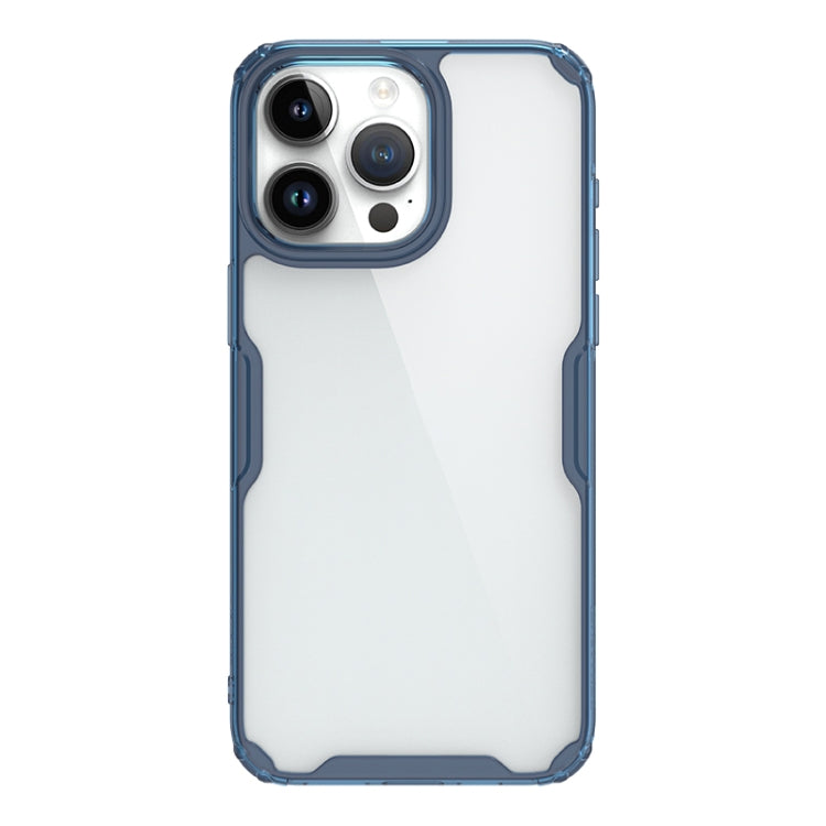 For iPhone 15 Pro NILLKIN Ultra Clear PC + TPU Phone Case(Blue) - iPhone 15 Pro Max Cases by NILLKIN | Online Shopping South Africa | PMC Jewellery