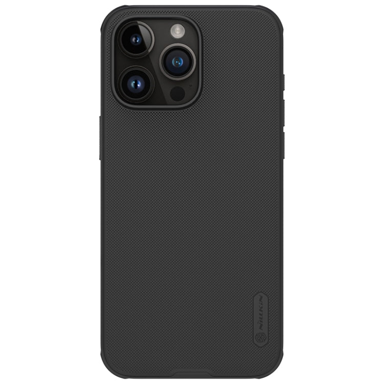 For iPhone 15 Pro Max NILLKIN Frosted Shield Pro PC + TPU Phone Case(Black) - free shipping - PMC TechLife - Order now!
