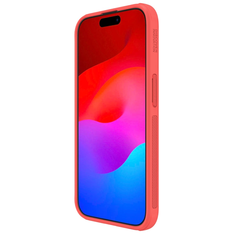 For iPhone 15 Pro NILLKIN Frosted Shield Pro PC + TPU Phone Case(Red) - iPhone 15 Pro Cases by NILLKIN | Online Shopping South Africa | PMC Jewellery