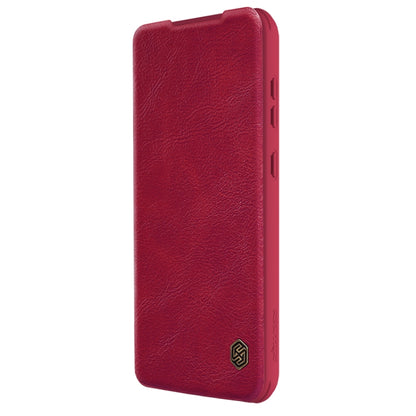 For Samsung Galaxy S23 FE 5G NILLKIN QIN Series Pro Sliding Camera Cover Design Leather Phone Case(Red) - Galaxy S23 FE 5G Cases by NILLKIN | Online Shopping South Africa | PMC Jewellery