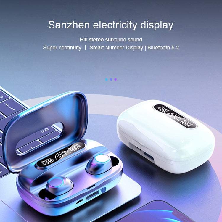 True Wireless Bluetooth Earphone(Black) - Bluetooth Earphone by PMC TechLife | Online Shopping South Africa | PMC TechLife | Buy Now Pay Later Mobicred