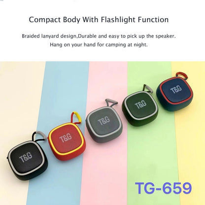 T&G TG659 Outdoor Portable TWS Mini Bluetooth Speaker(Dark Green) - Mini Speaker by T&G | Online Shopping South Africa | PMC Jewellery