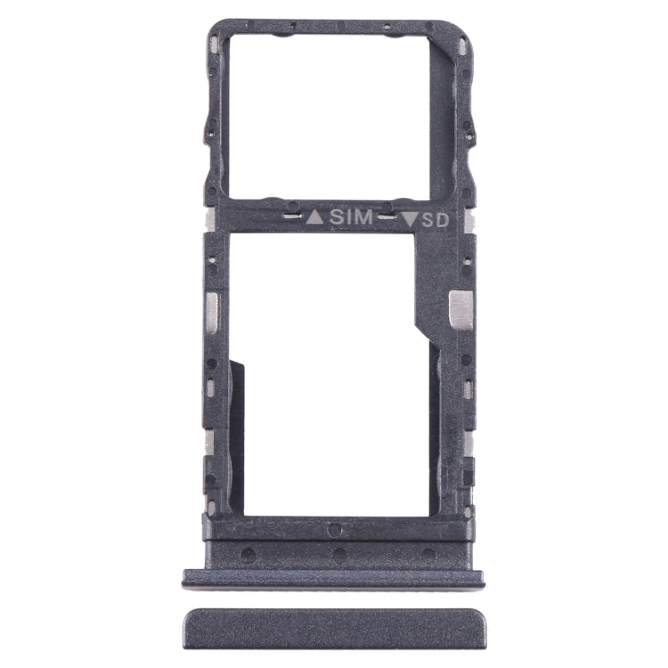 For TCL 40 R Original SIM + Micro SD Card Tray(Black) - For TCL by PMC TechLife | Online Shopping South Africa | PMC TechLife | Buy Now Pay Later Mobicred