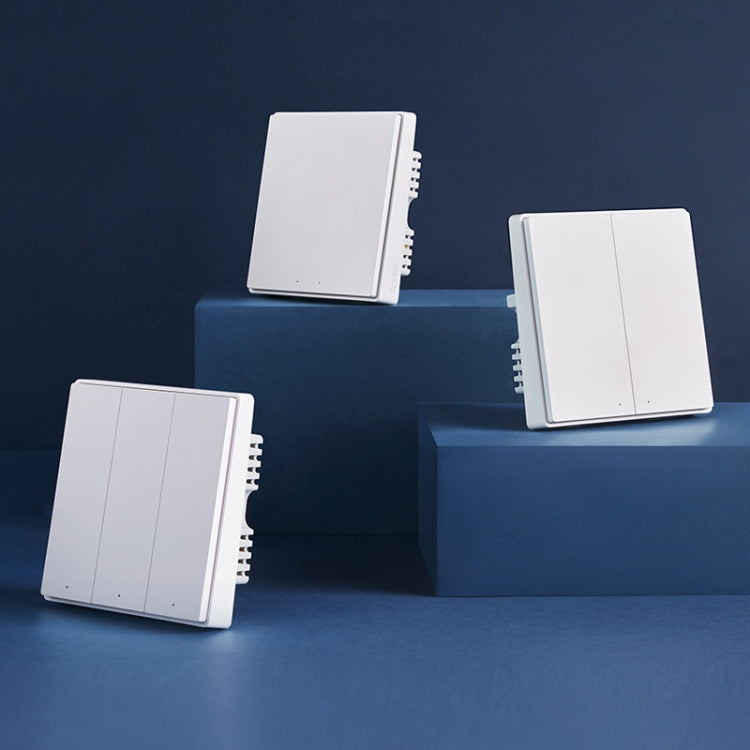 Original Xiaomi Youpin Aqara Smart Wall Switch D1, Zero FireWire Three Button Version - free shipping - PMC TechLife - Order now!