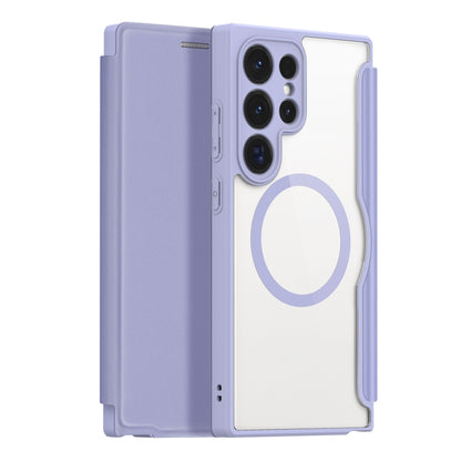 For Samsung Galaxy S24 Ultra 5G DUX DUCIS Skin X Pro Series Magsafe PC + TPU Phone Leather Case(Purple) - Galaxy S24 Ultra 5G Cases by DUX DUCIS | Online Shopping South Africa | PMC Jewellery