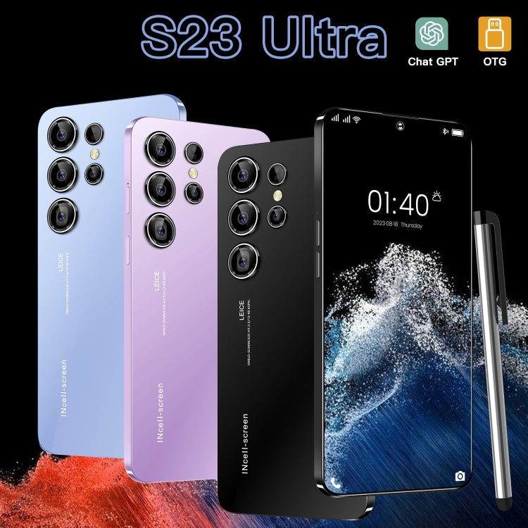 S23 Ultra / U19, 3GB+64GB, 6.53 inch Screen, Face ID & Side Fingerprint Identification, Android 9.1 MTK6753 Octa Core, Network: 4G, Dual SIM(Black) -  by PMC Jewellery | Online Shopping South Africa | PMC Jewellery | Buy Now Pay Later Mobicred