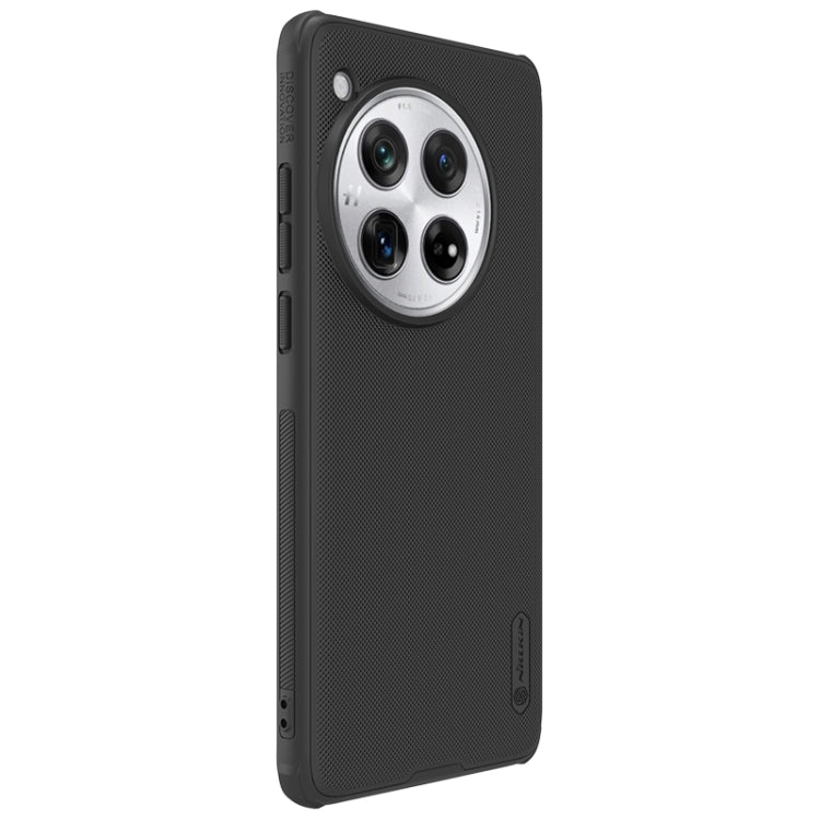 For OnePlus 12 NILLKIN Frosted Shield Pro PC + TPU Phone Case(Black) - OnePlus Cases by NILLKIN | Online Shopping South Africa | PMC Jewellery | Buy Now Pay Later Mobicred