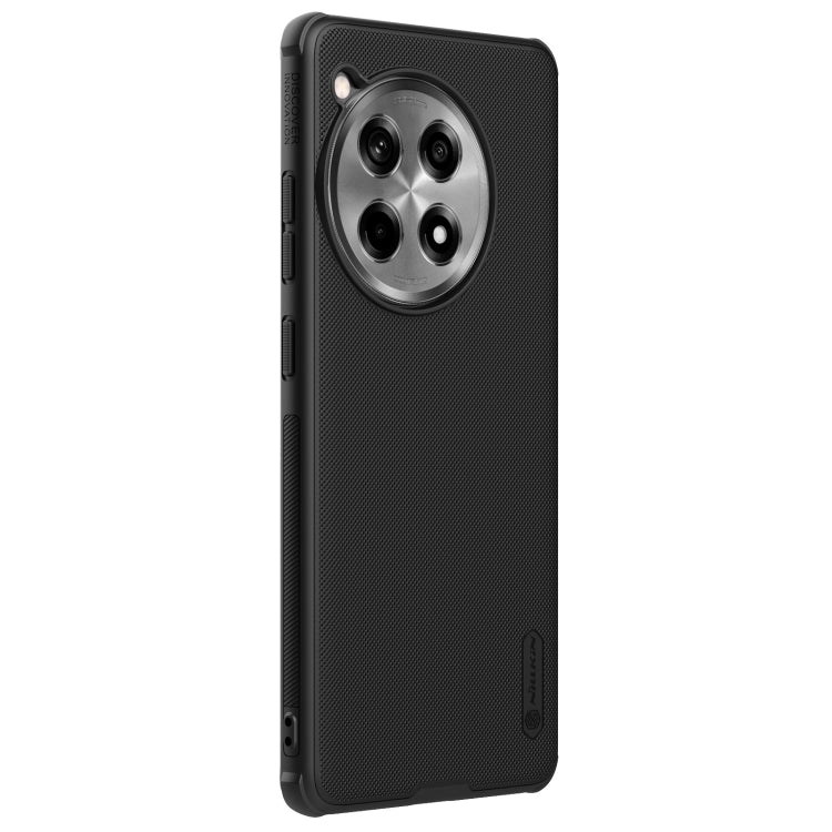 For OnePlus Ace 3 / 12R NILLKIN Frosted Shield Pro PC + TPU Phone Case(Black) - OnePlus Cases by NILLKIN | Online Shopping South Africa | PMC Jewellery