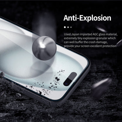 For iPhone 15 Pro NILLKIN H+Pro 0.2mm 9H Explosion-proof Tempered Glass Film - iPhone 15 Tempered Glass by NILLKIN | Online Shopping South Africa | PMC Jewellery | Buy Now Pay Later Mobicred