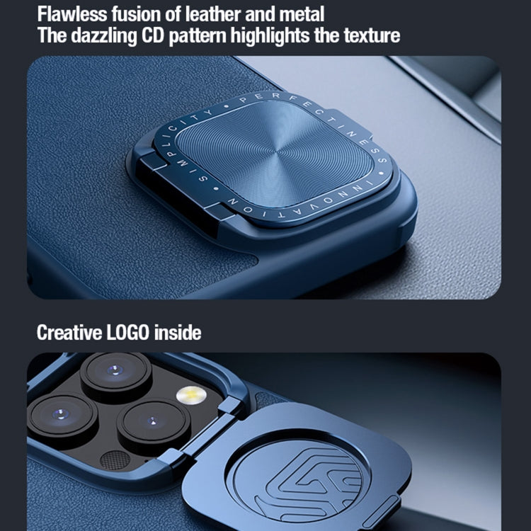For iPhone 15 Pro Max NILLKIN CamShield Prop Series PC + TPU Phone Case(Blue) - free shipping - PMC TechLife - Order now!