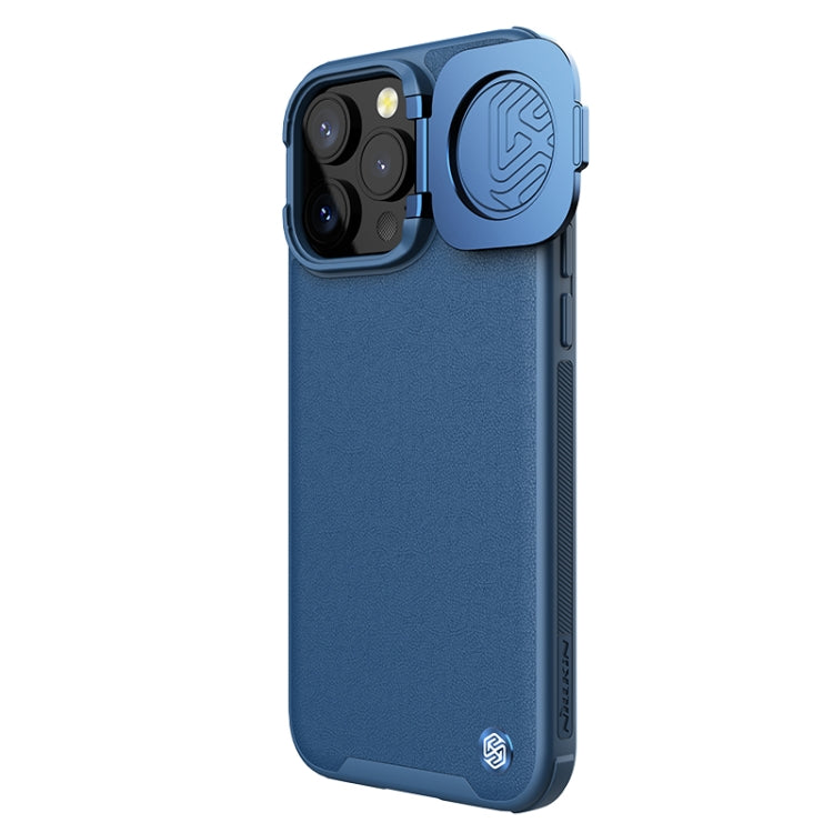 For iPhone 15 Pro Max NILLKIN CamShield Prop Series SagSafe PC + TPU Magnetic Phone Case(Blue) - iPhone 15 Pro Max Cases by NILLKIN | Online Shopping South Africa | PMC Jewellery | Buy Now Pay Later Mobicred