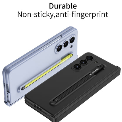 For Samsung Galaxy Z Fold5 5G GKK Integrated Fold Hinge Phone Case with Pen Slots, No Include Pen(Silver) - Galaxy Z Fold5 Cases by GKK | Online Shopping South Africa | PMC Jewellery | Buy Now Pay Later Mobicred