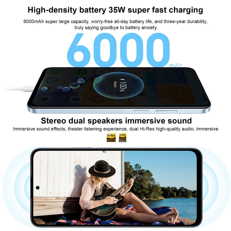 Honor Play 50 Plus, 12GB+256GB, 6.8 inch MagicOS 7.2 Dimensity 6020 Octa Core up to 2.2GHz, Network: 5G, OTG, Not Support Google Play(Green) - free shipping - PMC TechLife - Order now!
