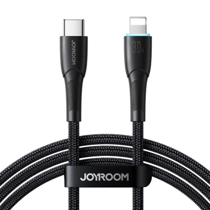 JOYROOM SA32-CL3 Starry Series 30W USB-C / Type-C to 8 Pin Fast Charging Data Cable, Length:1m(Black) - 2 in 1 Cable by JOYROOM | Online Shopping South Africa | PMC Jewellery | Buy Now Pay Later Mobicred