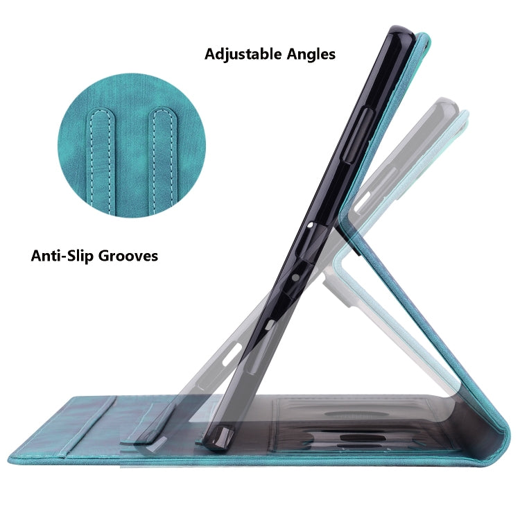 For Amazon Kindle Scribe 10.2 2022 Cartoon Sakura Cat Embossed Smart Leather Tablet Case(Green) - Amazon by PMC TechLife | Online Shopping South Africa | PMC TechLife | Buy Now Pay Later Mobicred