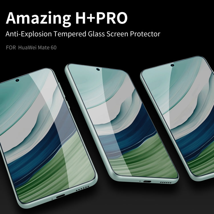 For Huawei Mate 60 NILLKIN H+Pro 0.2mm 9H Explosion-proof Tempered Glass Film - Huawei Tempered Glass by NILLKIN | Online Shopping South Africa | PMC Jewellery | Buy Now Pay Later Mobicred