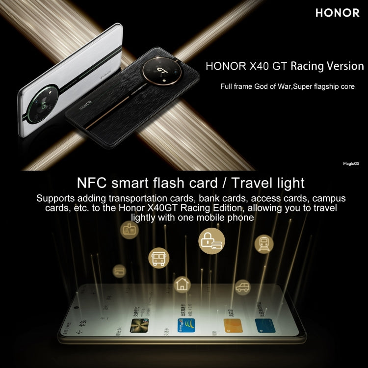 Honor X40 GT Racing, 12GB+512GB , 6.81 inch Magic OS 7.0 Snapdragon 888 Octa Core up to 2.84GHz, Network: 5G, OTG, NFC, Not Support Google Play(Magic Night Black) - Honor by Huawei | Online Shopping South Africa | PMC Jewellery | Buy Now Pay Later Mobicred