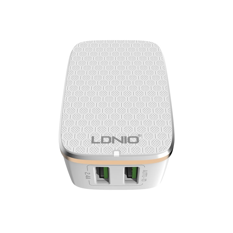 LDNIO A2204 2 in 1 12W Dual USB Interface Travel Charger Mobile Phone Charger with Type-C / USB-C Data Cable, AU Plug - free shipping - PMC TechLife - Order now!