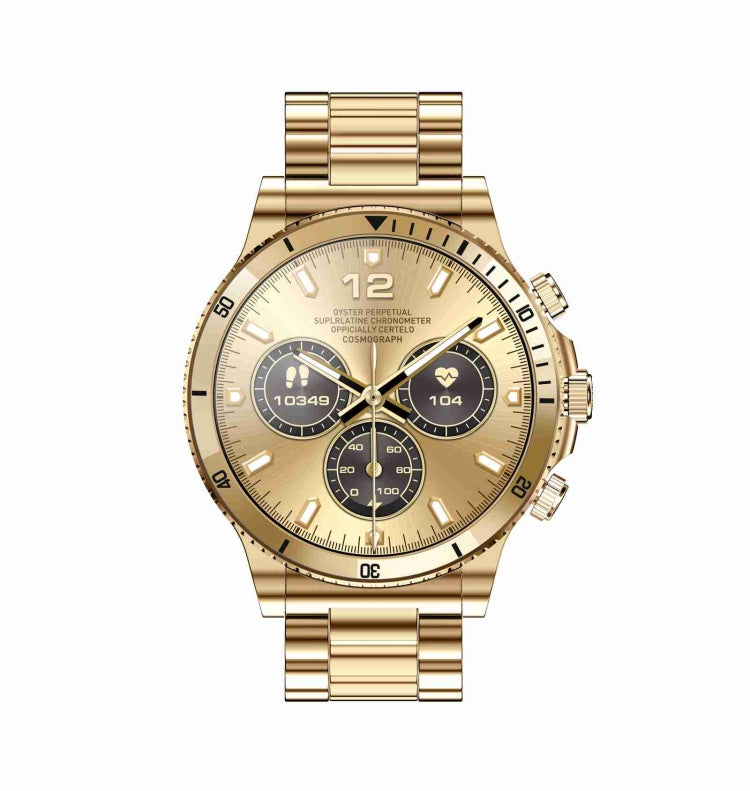 L67 Pro 1.53 inch Steel Band Smart Watch, Support Sleep / Heart Rate Monitoring(Gold) - Smart Watches by PMC Jewellery | Online Shopping South Africa | PMC Jewellery