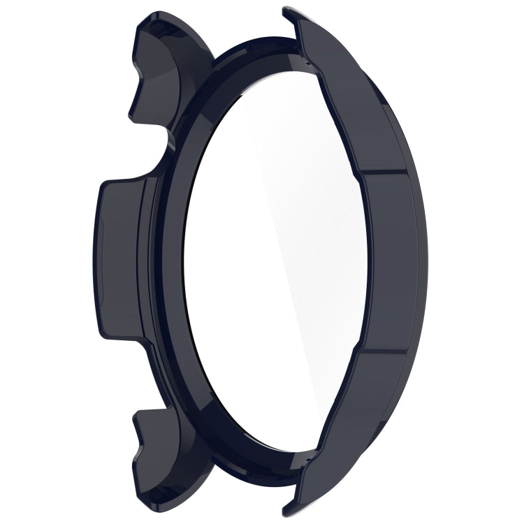 For Amazfit Balance A2286 PC + Tempered Film Integrated Watch Protective Case(Ink Blue) - Watch Cases by PMC TechLife | Online Shopping South Africa | PMC TechLife