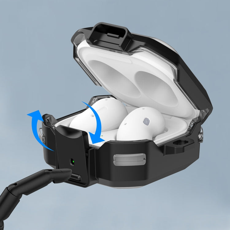 For Samsung Buds Live / Buds2 / Pro / 2Pro TPU + PC Transparent Wireless Earphones Protective Case With Switch(Green) - free shipping - PMC TechLife - Order now!