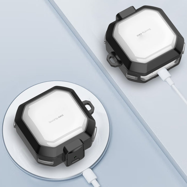 For Samsung Buds Live / Buds2 / Pro / 2Pro TPU + PC Transparent Wireless Earphones Protective Case With Switch(Green) - free shipping - PMC TechLife - Order now!