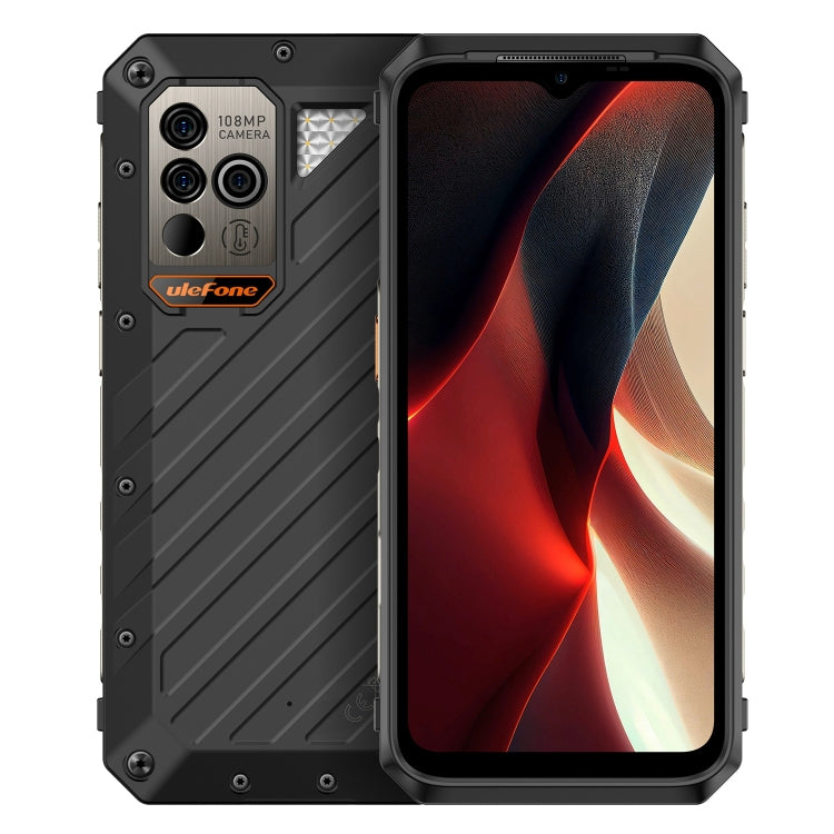 Ulefone Power Armor 18 Ultra Version 5G Thermometer Rugged Phone, 12GB+512GB, Side Fingerprint, 6.58 inch Android 13 MediaTek Dimensity 7050 Octa Core up to 2.6GHz, Network: 5G, NFC, OTG(Black) - Ulefone by Ulefone | Online Shopping South Africa | PMC Jewellery | Buy Now Pay Later Mobicred